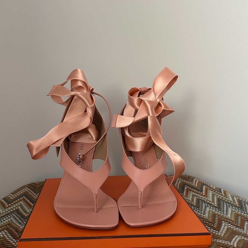 Salvatore Ferragamo Pink Sandals - Picture 2 of 5